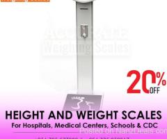 Switchable medical height and weight for sale with a discount