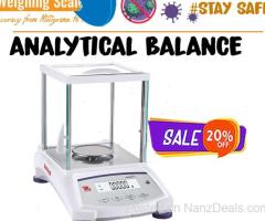 digital laboratory analytical scale balance at supplier shop