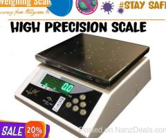 Precision industrial analytical balance with effective weighing