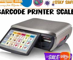 barcode printer scale with date/time setup prices