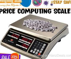 Accurate price computing table top scale with fruit pan on jumia Kampala