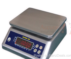 IP68 bench scale 15 kg x 5g with stainless steel housing