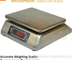 .	moisture and dirt proof weighing scale with digital display