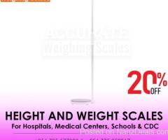 Mounted wireless height and weight scales for sale at friendly rate