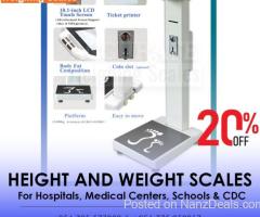 Purchase guaranteed height and weight with high resolution and accuracy