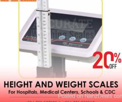 Purchase height and weight scales of wide range at suppliers