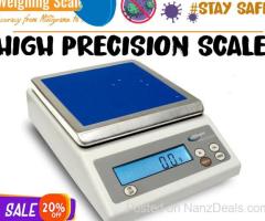 High precision analytical balance with perfect absolute precision