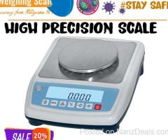 High precision analytical balance with efficient weighing smart accessories