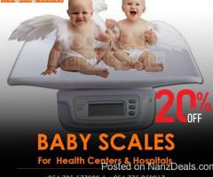 Standard digital baby weighing scale with optional measuring rod - 1