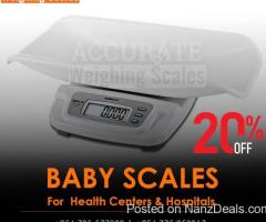 Digital baby scales with automatic switch from suppliers