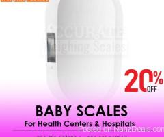 Brand new digital baby scales with compatible system