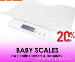 Price-friendly digital baby weighing scale with a discount