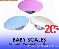 Relaxing Baby scales suitable for baby’s bath time