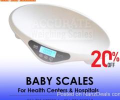 Digital baby scales that easily converts weight as baby grows - 1