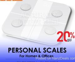 Digital bathroom weighing scales with highly sensitive performance