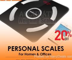 Electronic thick tempered glass LCD display bathroom weighing scales