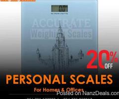 High quality leather look fiber body capacity bathroom weighing scales