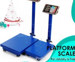 light duty platform weighing scales with dimensions of 80x60cm